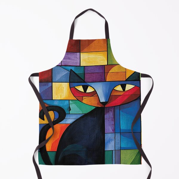 Item preview, A 445 Colorful Cubist Cat designed and sold by Infopreneur1231.