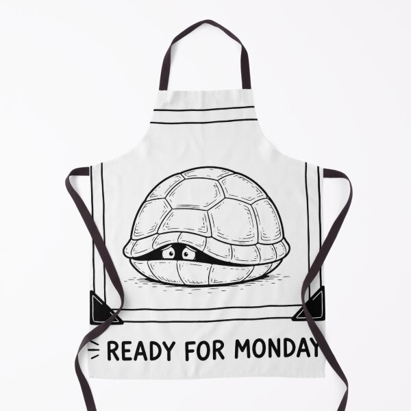 Item preview, Not Ready For Monday – Funny Hiding Turtle designed and sold by XapicX Slow Club.