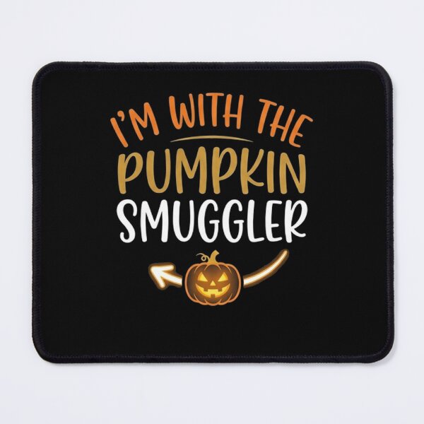 Item preview, I'm With The Pumpkin Smuggler Halloween Pregnancy Announcement Matching Shirt designed and sold by TeNovaStudio.