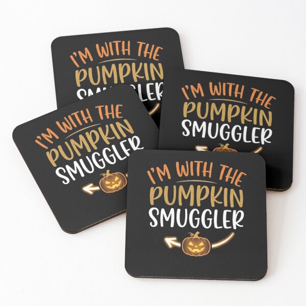 Item preview, I'm With The Pumpkin Smuggler Halloween Pregnancy Announcement Matching Shirt    designed and sold by TeNovaStudio.