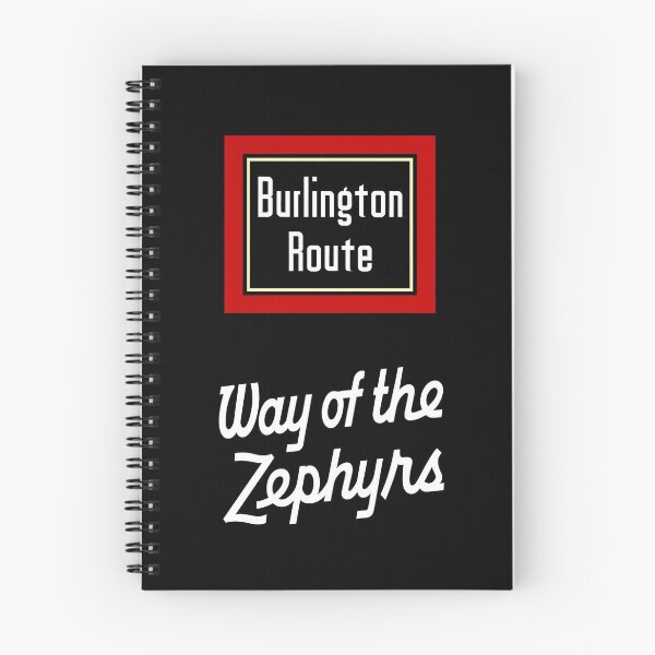 Item preview, Burlington Route - Way of the Zephyrs designed and sold by Trains-and-Rail.