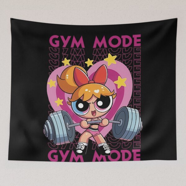 Item preview, Blossom Gym mode - The Powerpuff Girls designed and sold by Just4Sinners.
