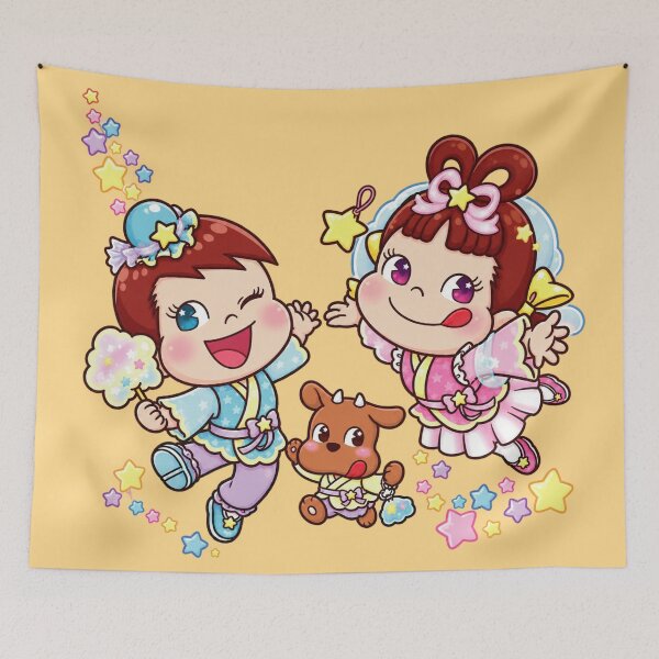 Item preview, Peko chan and Poko chan with their dog friend designed and sold by YChangShop.
