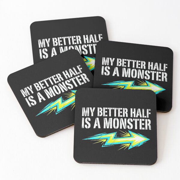 Item preview, My Better Half Is A Monster Couples Halloween Costume Funny Matching Partner T-Shirt    designed and sold by TeNovaStudio.