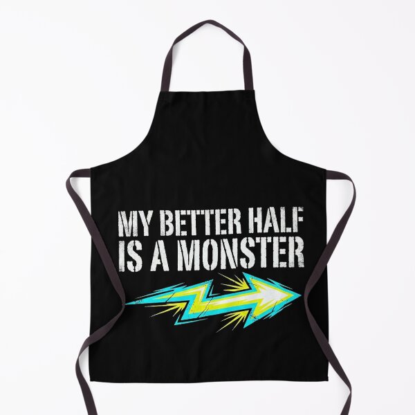 Item preview, My Better Half Is A Monster Couples Halloween Costume Funny Matching Partner T-Shirt    designed and sold by TeNovaStudio ⭐⭐⭐⭐⭐.