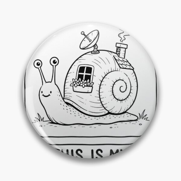 Item preview, This Is My First Apartment – Funny Snail Housewarming designed and sold by XapicX Slow Club.