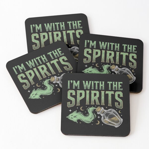Item preview, I'm With The Spirits Funny Ghost Potion Halloween Matching Party T-Shirt    designed and sold by TeNovaStudio.