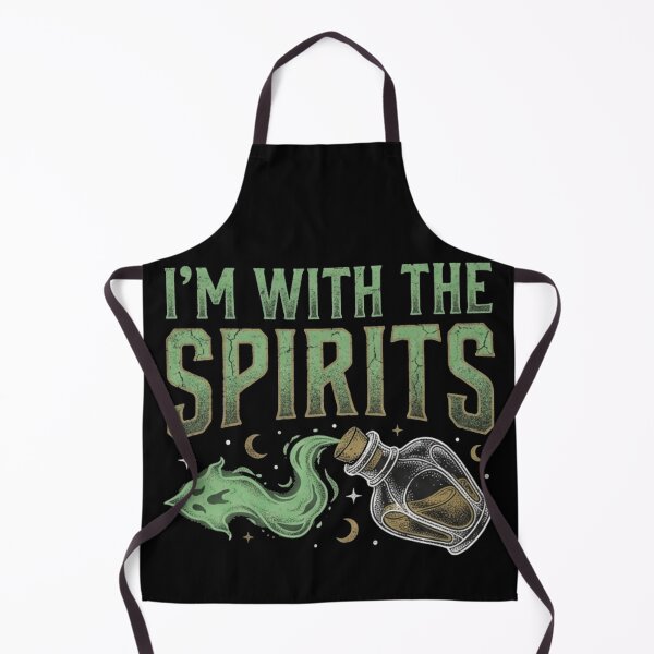 Item preview, I'm With The Spirits Funny Ghost Potion Halloween Matching Party T-Shirt    designed and sold by TeNovaStudio ⭐⭐⭐⭐⭐.