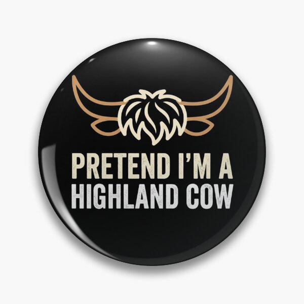 Item preview, Pretend I'm A Highland Cow Lazy Halloween Costume Funny Scottish Cattle Lover T-Shirt    designed and sold by TeNovaStudio.