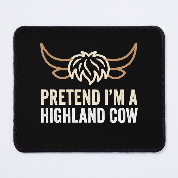 Item preview, Pretend I'm A Highland Cow Lazy Halloween Costume Funny Scottish Cattle Lover T-Shirt designed and sold by TeNovaStudio.