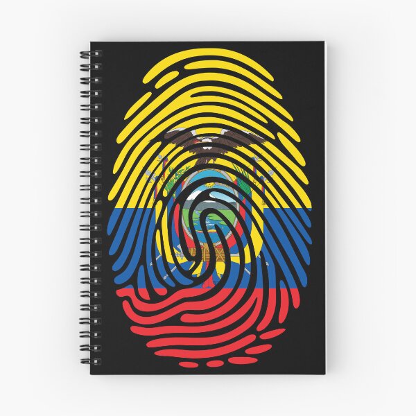 Item preview, Ecuador Flag Fingerprint Identity | Ecuadorian DNA Heritage Graphic designed and sold by NTGUILTY.