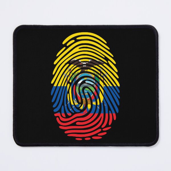 Item preview, Ecuador Flag Fingerprint Identity | Ecuadorian DNA Heritage Graphic designed and sold by NTGUILTY.