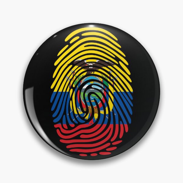 Item preview, Ecuador Flag Fingerprint Identity | Ecuadorian DNA Heritage Graphic designed and sold by NTGUILTY.