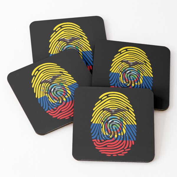 Item preview, Ecuador Flag Fingerprint Identity | Ecuadorian DNA Heritage Graphic designed and sold by NTGUILTY.