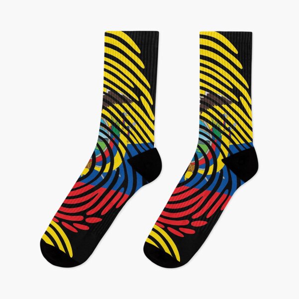 Item preview, Ecuador Flag Fingerprint Identity | Ecuadorian DNA Heritage Graphic designed and sold by NTGUILTY.