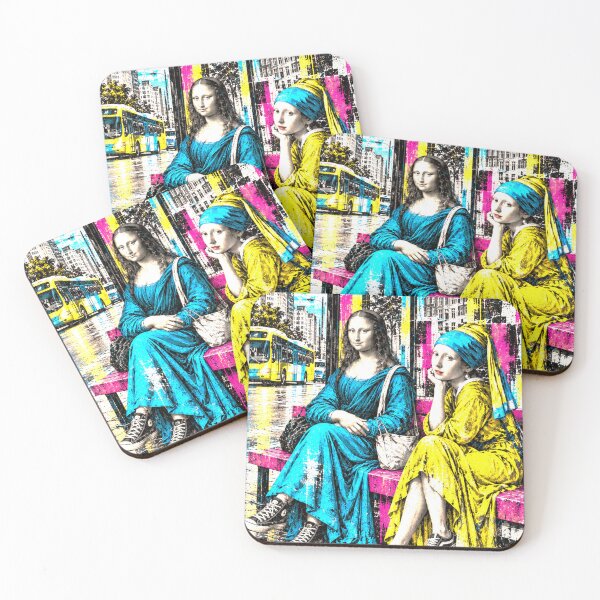 Item preview, Mona Lisa Meets the Pearl Girl designed and sold by DoctorGeekStore.