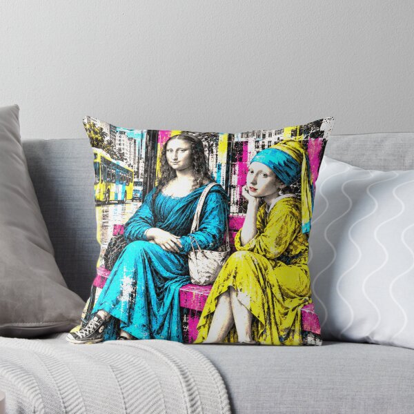 Item preview, Mona Lisa Meets the Pearl Girl designed and sold by DoctorGeekStore.