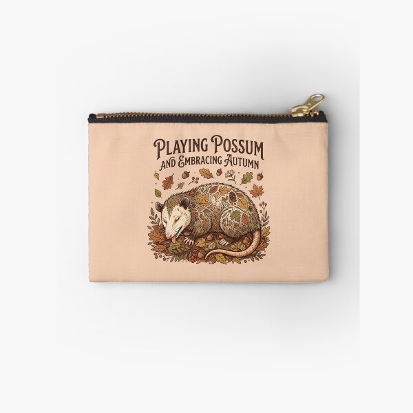 Artikelvorschau, Playing possum and embracing autumn - Autumn cute opossum  entworfen und verkauft von ParadoxParadox.