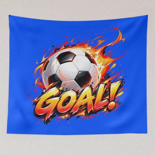 Item preview, GOAL! – Flaming Soccer Ball Sports Design designed and sold by IMuDesigner.