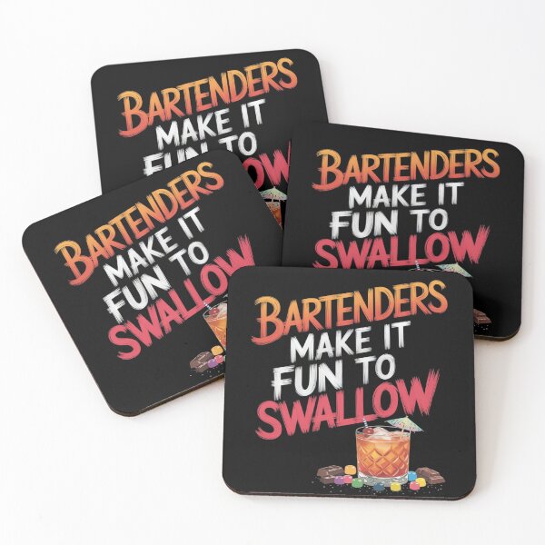 Item preview, Bartenders Make It Fun To Swallow Funny Bartender Humor designed and sold by SkymarArt.