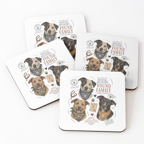 Item preview, Special Delivery Found Family Rescue Dogs designed and sold by JoyfullyOffbeat.