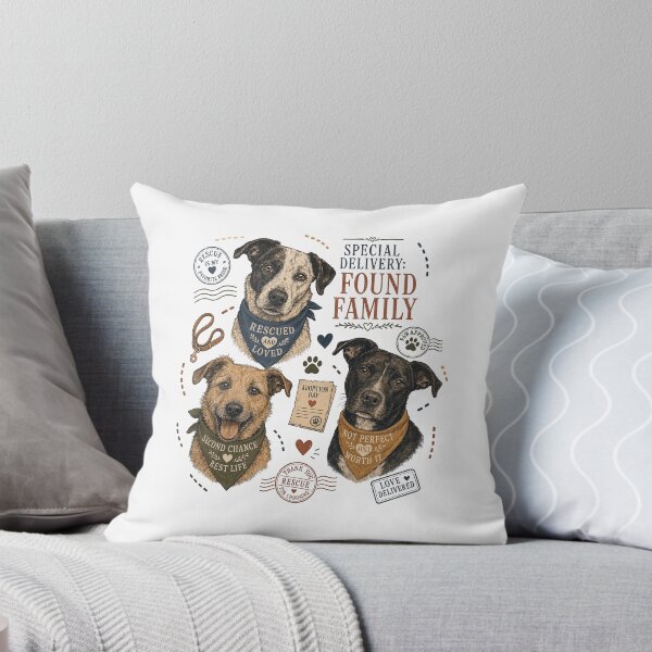 Item preview, Special Delivery Found Family Rescue Dogs designed and sold by JoyfullyOffbeat.