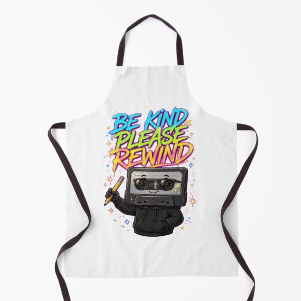 Item preview, Be Kind Please Rewind - Streetwear Cassette Tape Wearing Hoodie and Sunglasses - Funny Retro Graffiti designed and sold by HoMya.