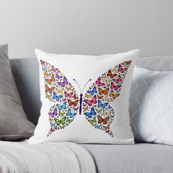 Item preview, Colorful Butterfly Made of Butterflies designed and sold by PRINTIONAL.