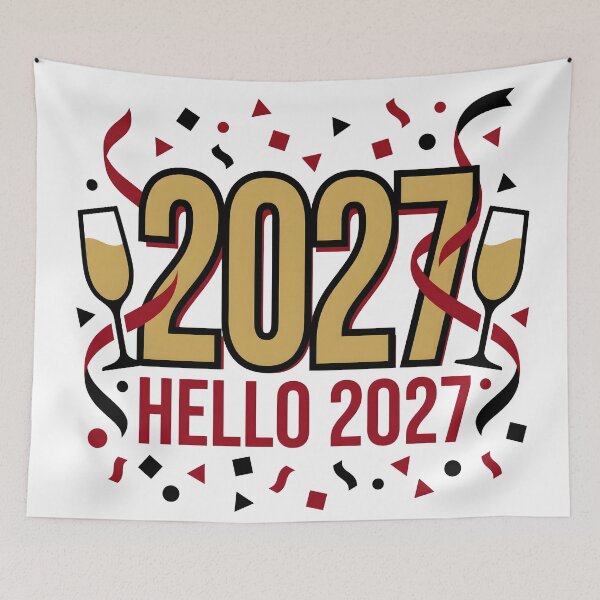 Item preview, Hello 2027 New Year designed and sold by Flamocha.