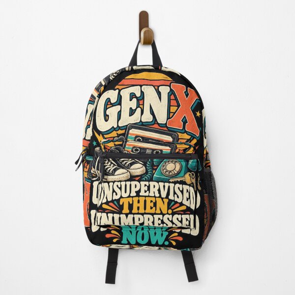 Artikelvorschau, Gen X Unsupervised Then Unimpressed Now - Funny Gen X Humor entworfen und verkauft von MOTIFOLK.