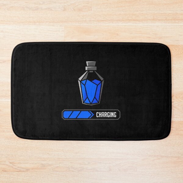 Item preview, Mana Potion Charging Blue Pixel Art Gaming Graphic designed and sold by KiwiRider.