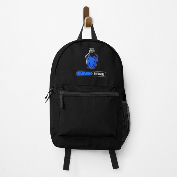 Item preview, Mana Potion Charging Blue Pixel Art Gaming Graphic designed and sold by KiwiRider.