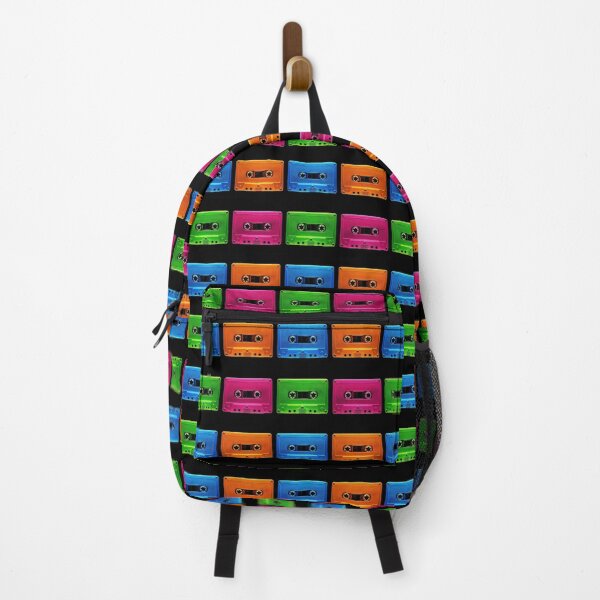 Item preview, Retro Neon Cassette Tape Pop Art Grid  designed and sold by LazyDayzCo.