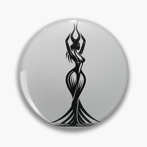 Item preview, Hathor Ancient Egyptian Goddess Silhouette designed and sold by ClubVacay.