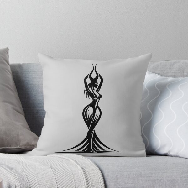 Item preview, Hathor Ancient Egyptian Goddess Silhouette designed and sold by ClubVacay.