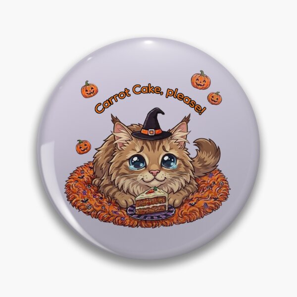 Item preview, Cute Maine Coon Carrot Cake Halloween designed and sold by The-NOKU-Co.