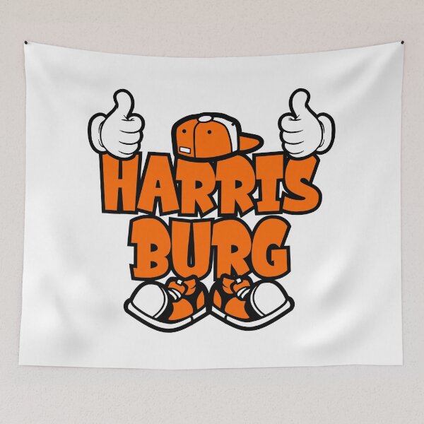 Item preview, HARRISBURG Graffiti Retro Lettering designed and sold by NFTWords.