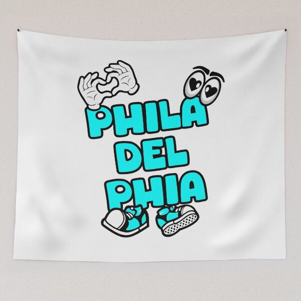 Item preview, PHILADELPHIA Graffiti Retro Lettering designed and sold by NFTWords.