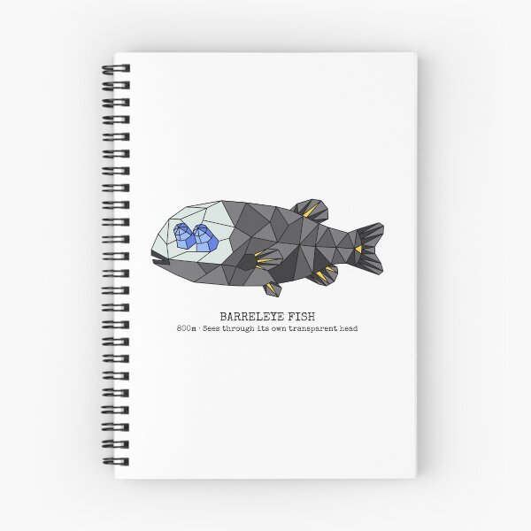 Item preview, Geometric Barreleye Fish designed and sold by AnimalsKnowAll.
