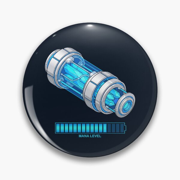 Item preview, Sci Fi Mana Level Energy Capsule Futuristic Core Graphic designed and sold by KiwiRider.