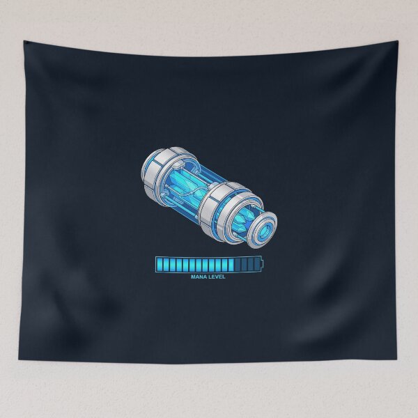 Item preview, Sci Fi Mana Level Energy Capsule Futuristic Core Graphic designed and sold by KiwiRider.