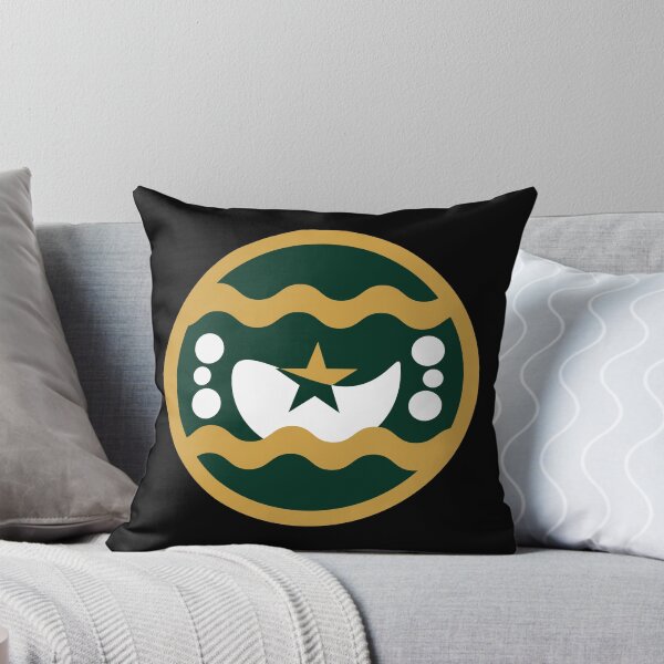 Item preview, Green and Gold Crescent Moon Star Emblem designed and sold by AhmedZouita.