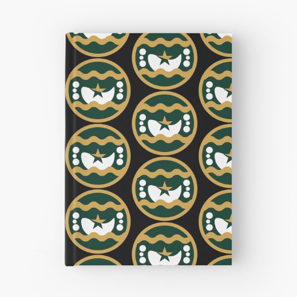 Item preview, Green and Gold Crescent Moon Star Emblem designed and sold by AhmedZouita.