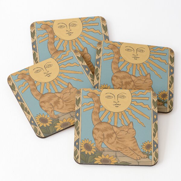 Item preview, Angus, The Sun Tarot Card designed and sold by FoggyFablesArt.