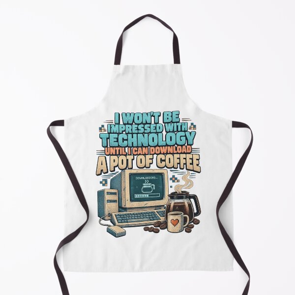 Item preview, Download A Pot Of Coffee Retro PC Workstation Tech Humor designed and sold by Felinefinesse.