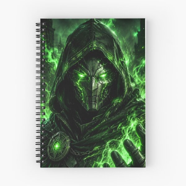 Item preview, Emerald Wraith – Dark Hooded Warrior with Green Mystic Energy designed and sold by Dyan4.