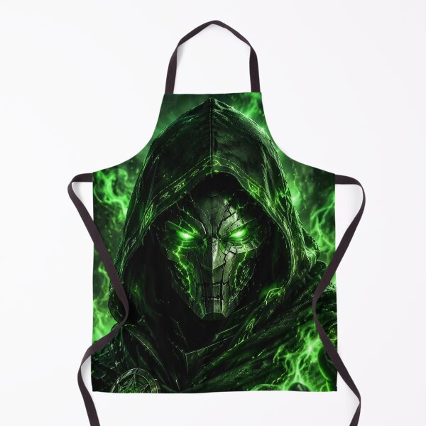 Item preview, Emerald Wraith – Dark Hooded Warrior with Green Mystic Energy designed and sold by Dyan4.