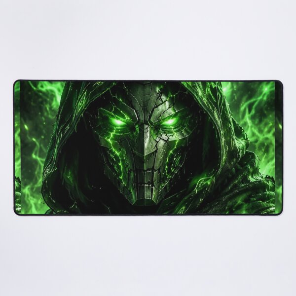 Item preview, Emerald Wraith – Dark Hooded Warrior with Green Mystic Energy designed and sold by Dyan4.