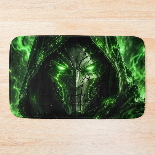 Item preview, Emerald Wraith – Dark Hooded Warrior with Green Mystic Energy designed and sold by Dyan4.