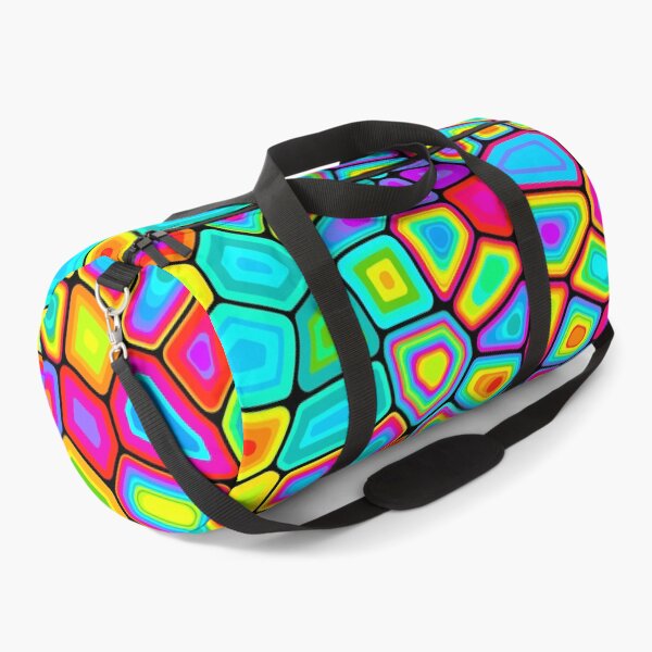 Item preview, Electric Candy Glass - Neon Mosaic Cell Pattern designed and sold by Shiri Mor Arts.